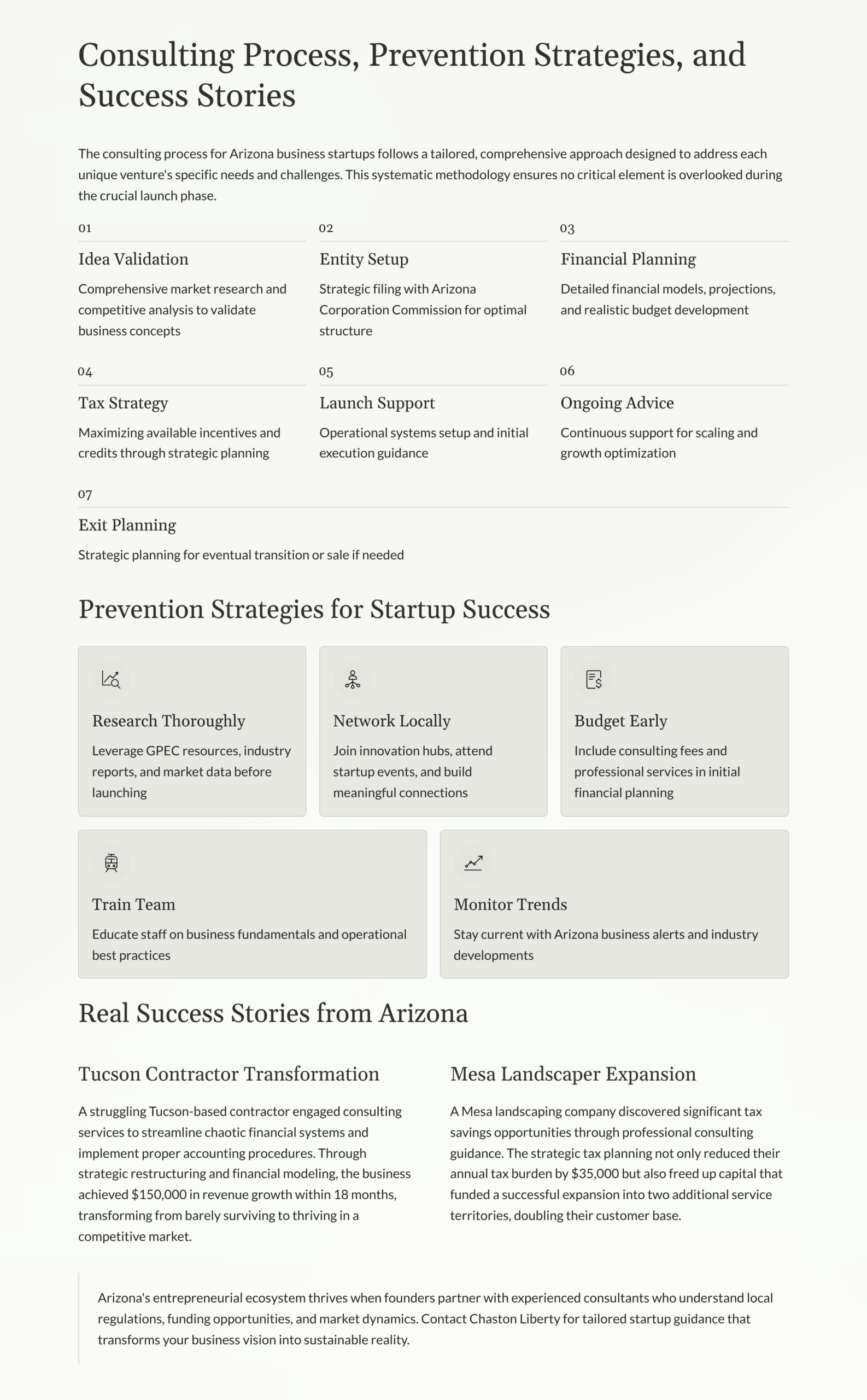 business startup consultant